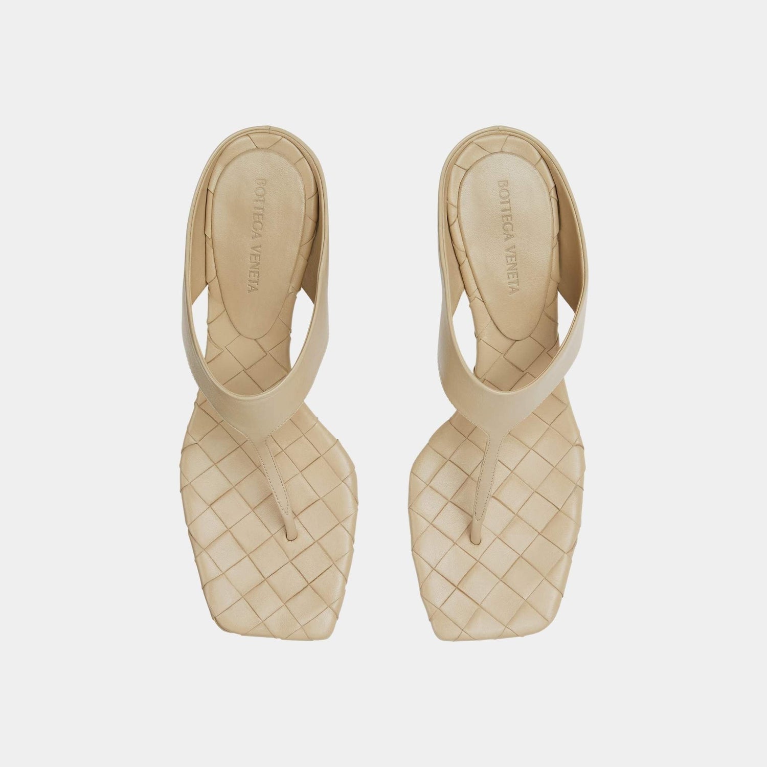 Marella Kitten Heel Thong Sandal Calfskin