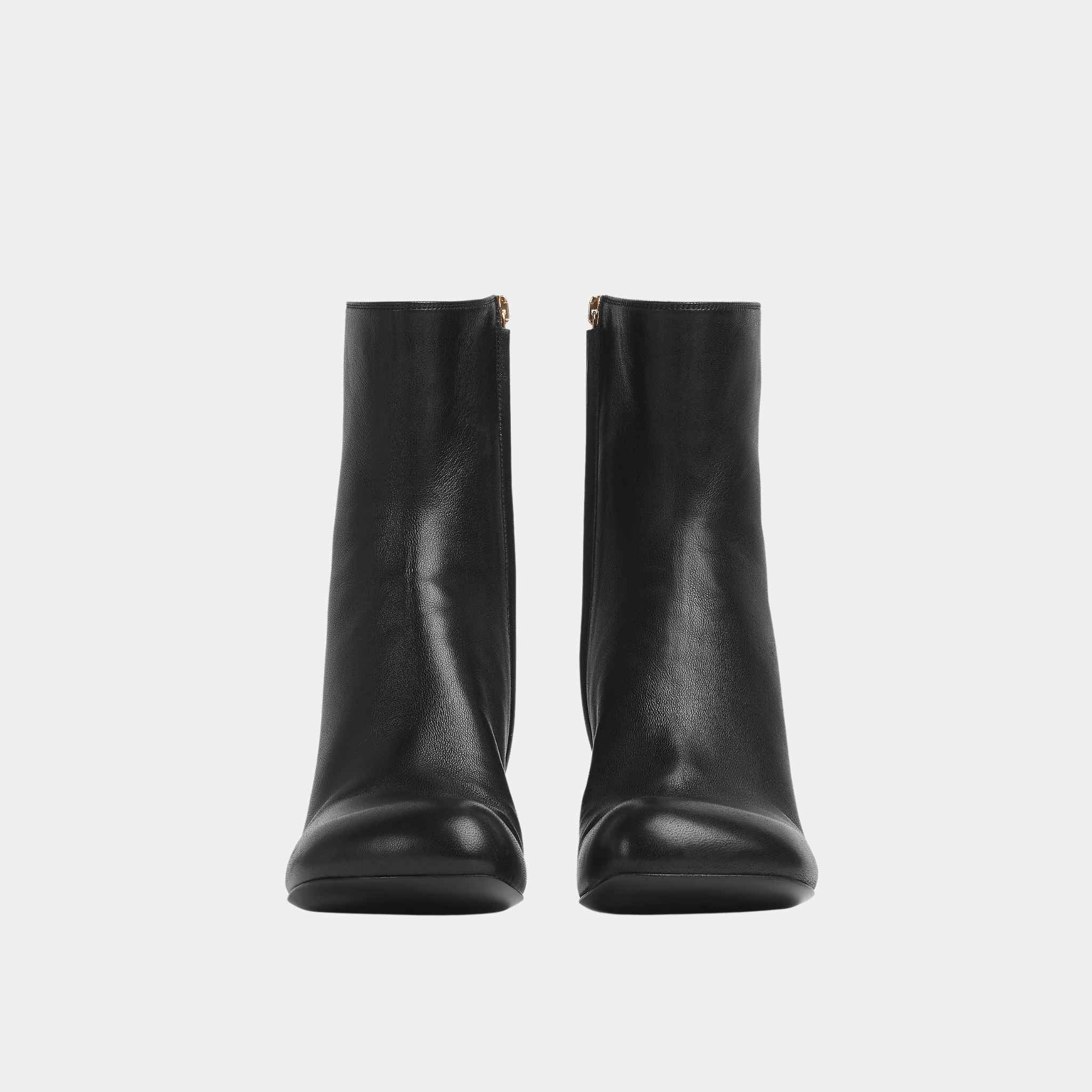Nico Ankle Boot Lamskin with Kitten Heel