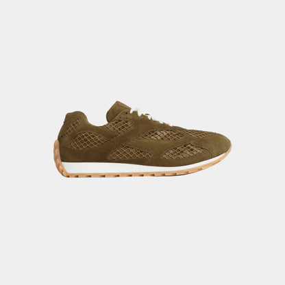 Orbit Runner Sneaker Suede and Technical Mesh Women