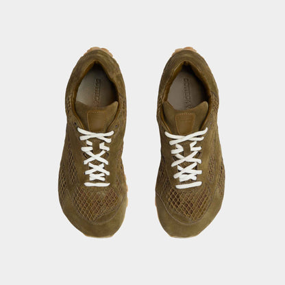 Orbit Runner Sneaker Suede and Technical Mesh Women