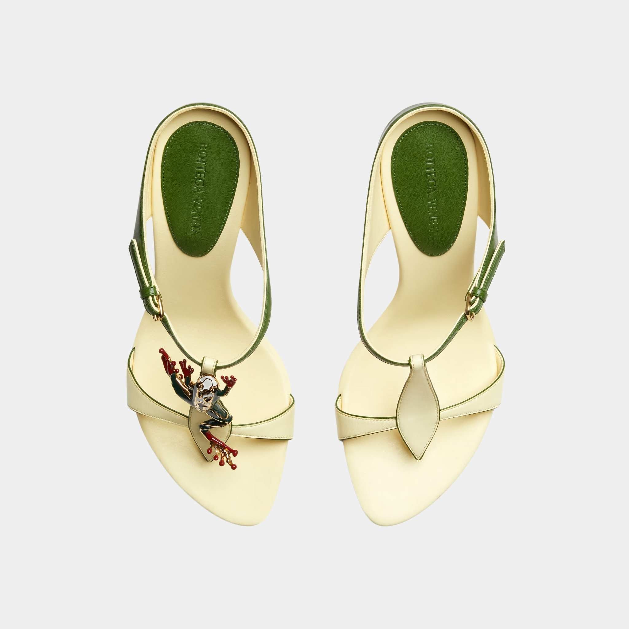Rana Strappy Mule Bi-colour Calfskin