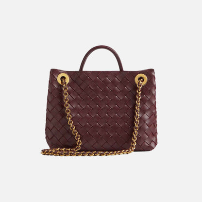 Small Andiamo Top Handle Bag in Intrecciato