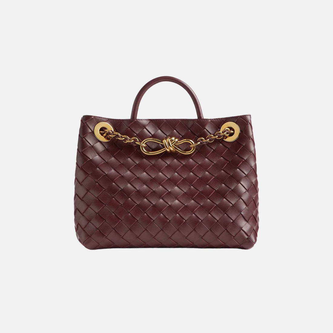 Small Andiamo Top Handle Bag in Intrecciato