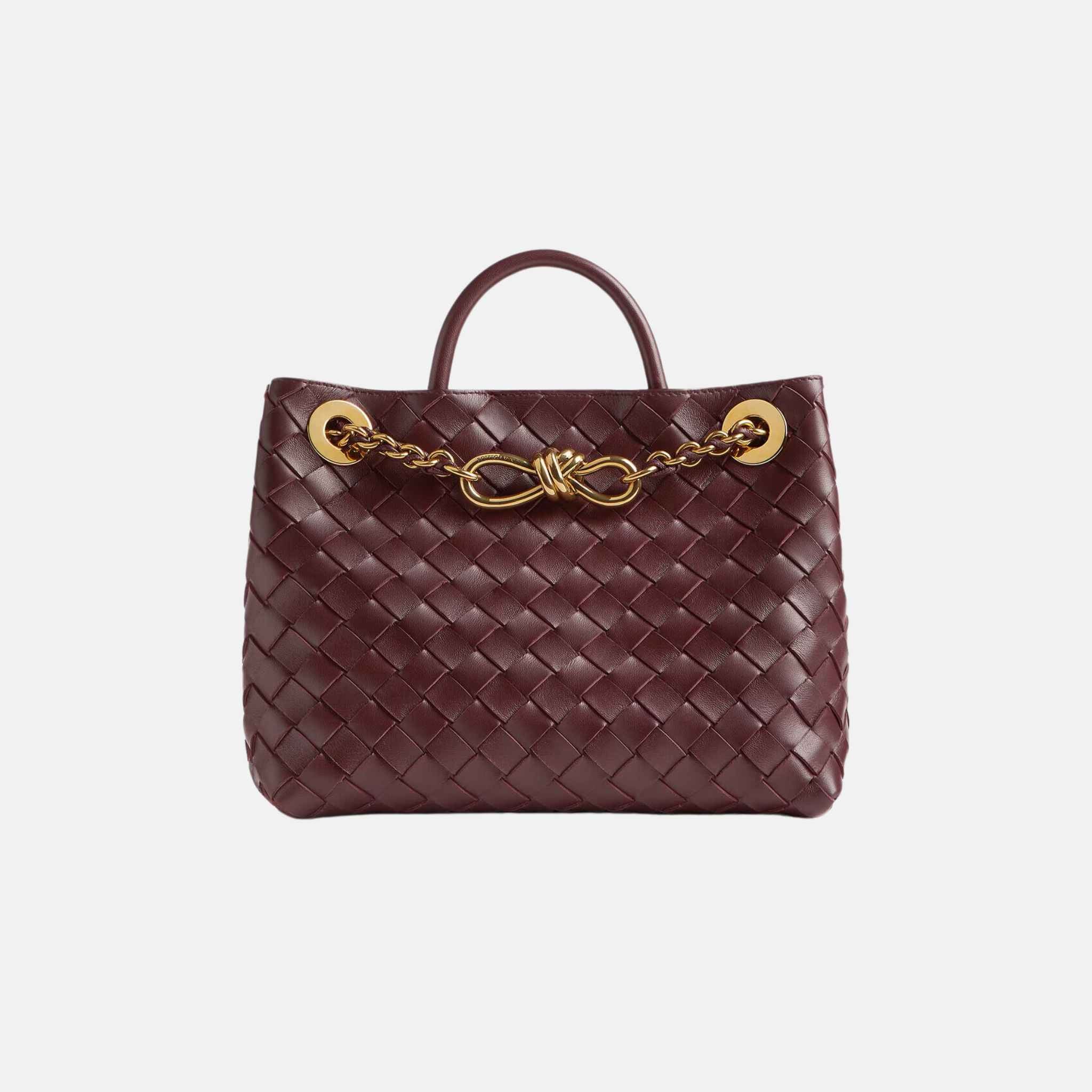 Small Andiamo Top Handle Bag in Intrecciato