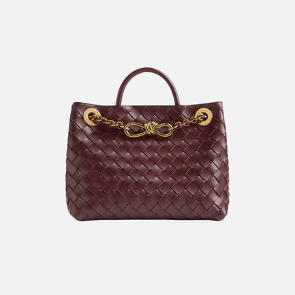 Small Andiamo Top Handle Bag in Intrecciato