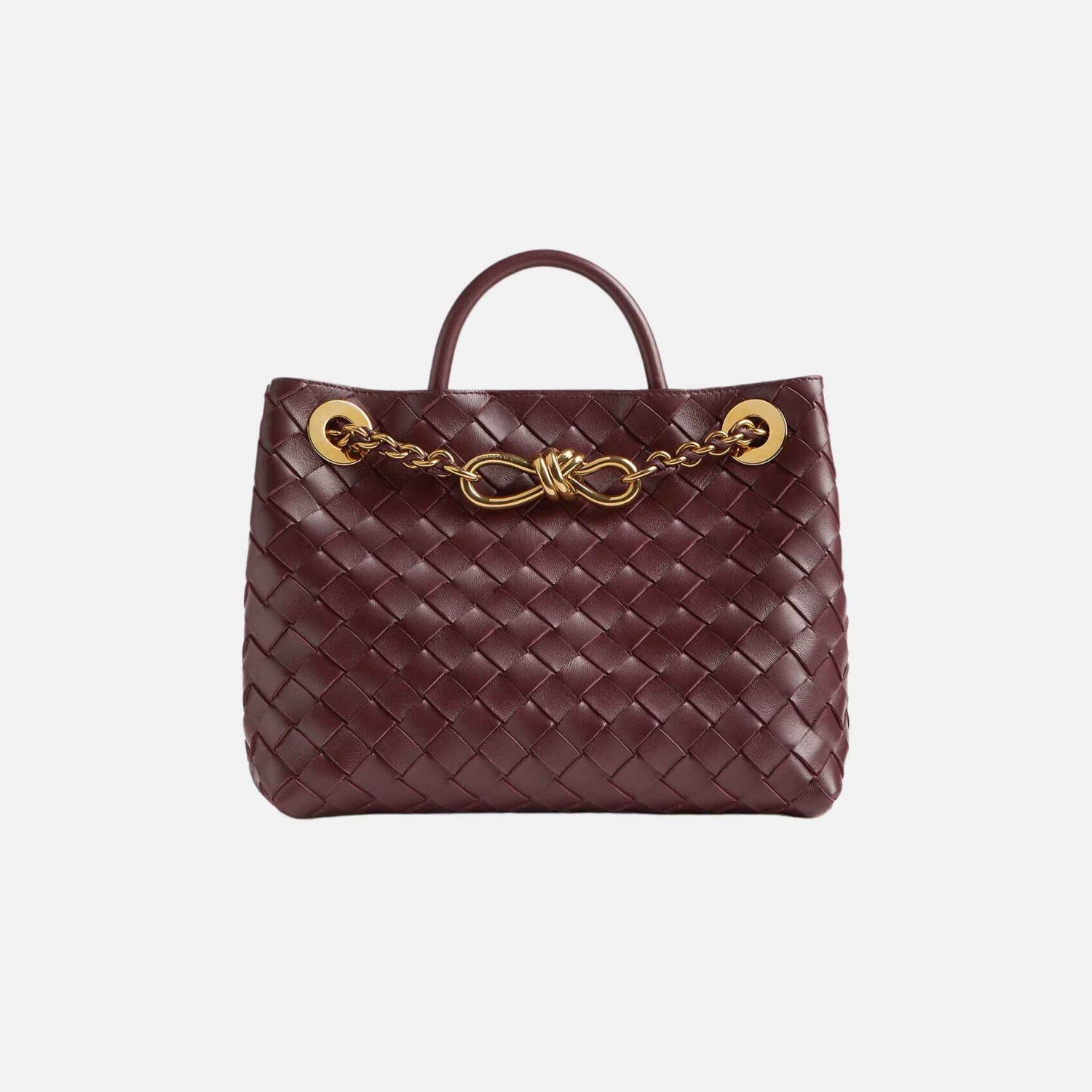 Small Andiamo Top Handle Bag in Intrecciato