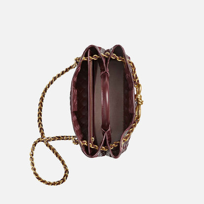 Small Andiamo Top Handle Bag in Intrecciato