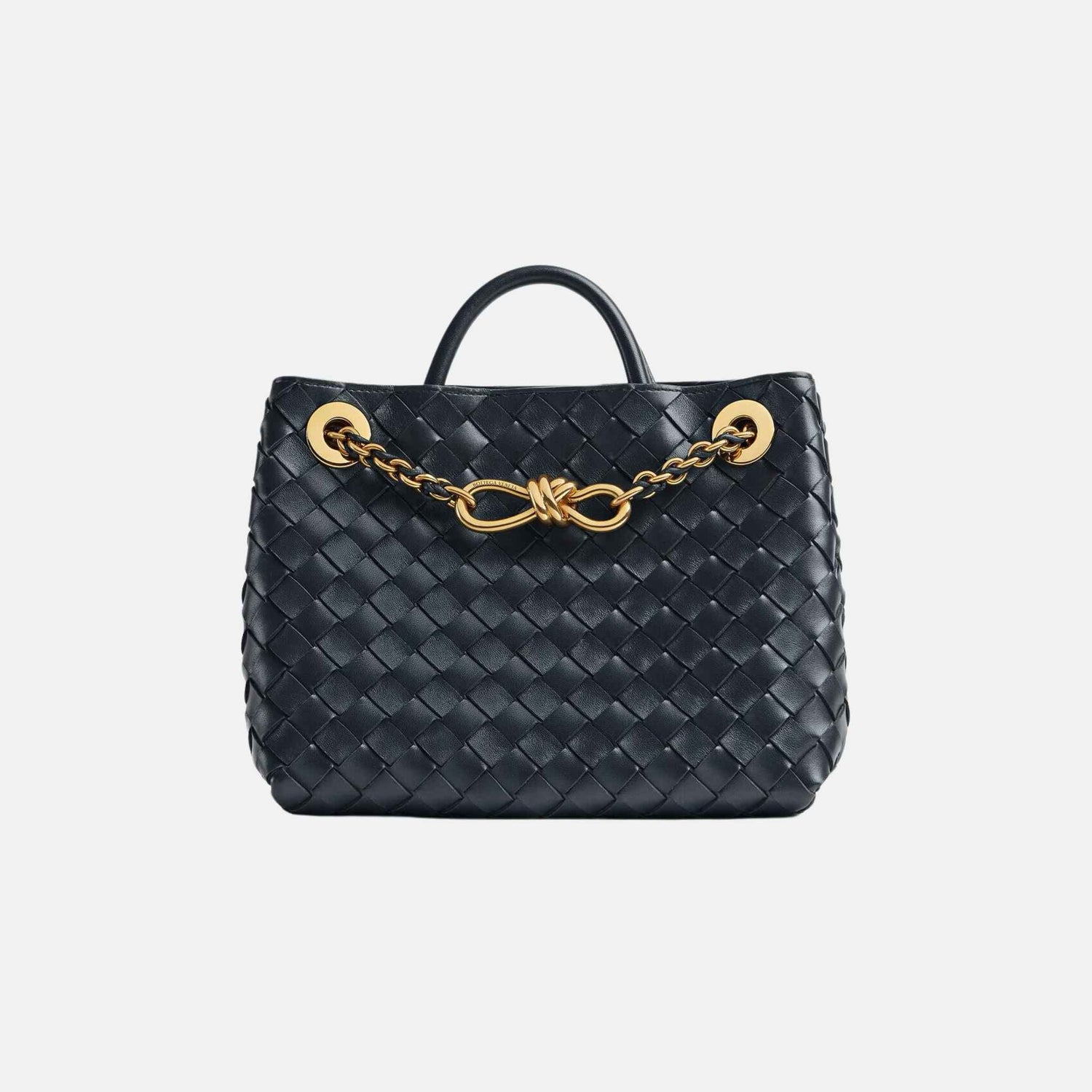 Small Andiamo Top Handle Bag in Intrecciato