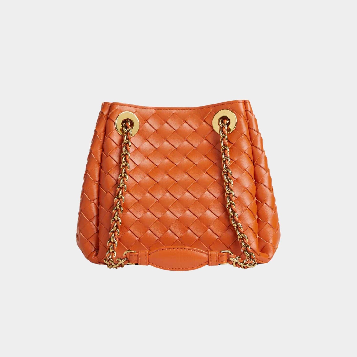 Small Parachute Chain Supple Intrecciato Leather