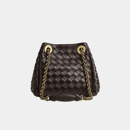 Small Parachute Chain Supple Intrecciato Leather