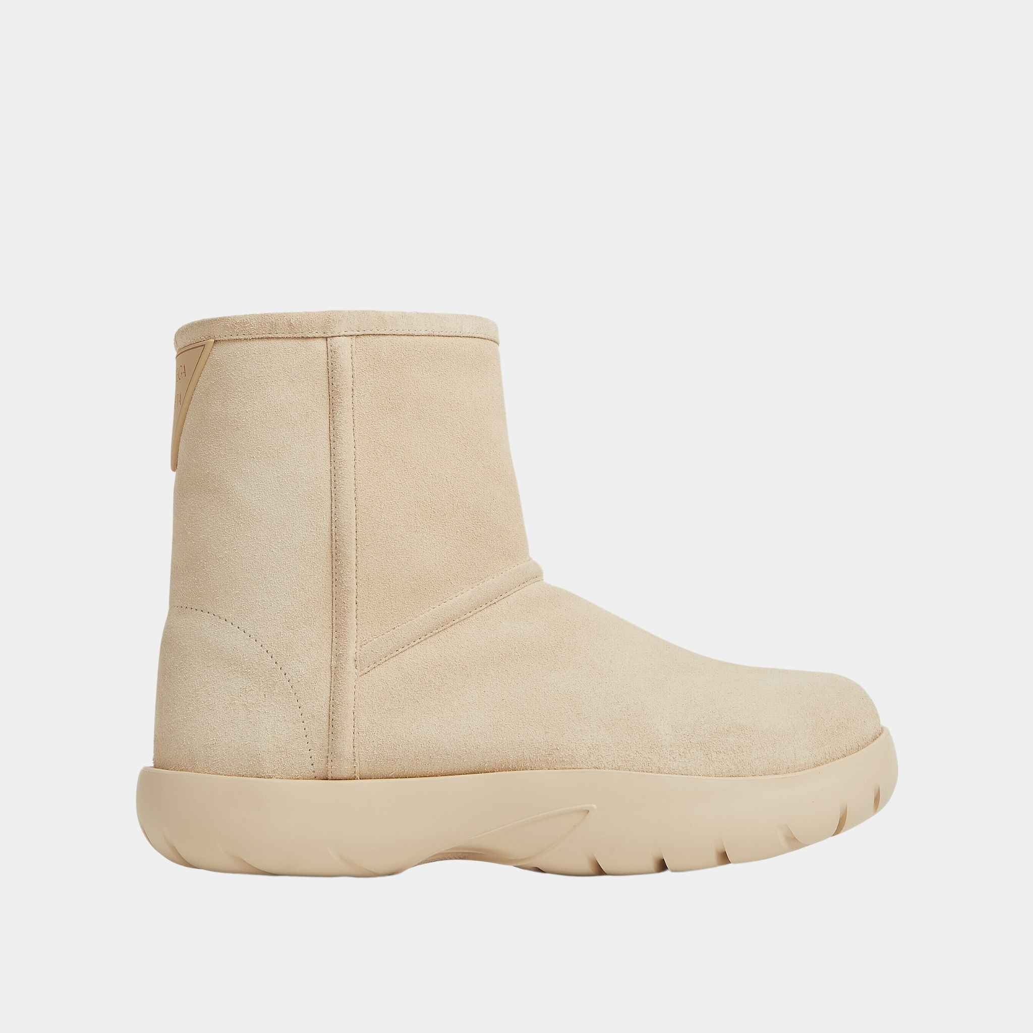 Snap Ankle Boot Porridge Suede