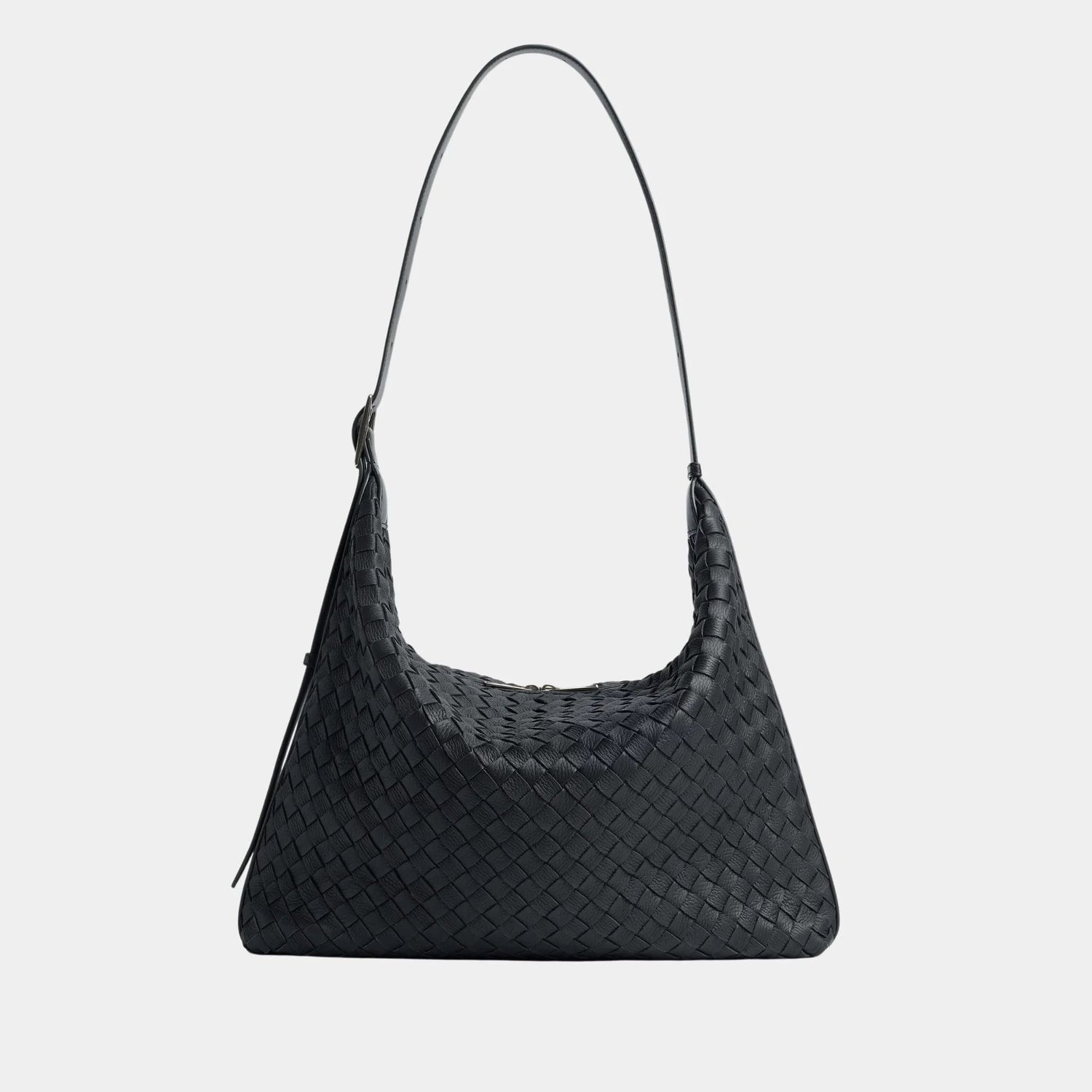 Traveler Hobo bag In Intrecciato Deer Skin