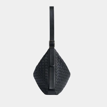 Traveler Hobo bag In Intrecciato Deer Skin