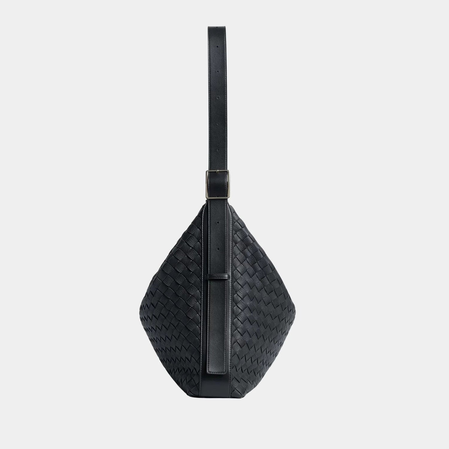 Traveler Hobo bag In Intrecciato Deer Skin