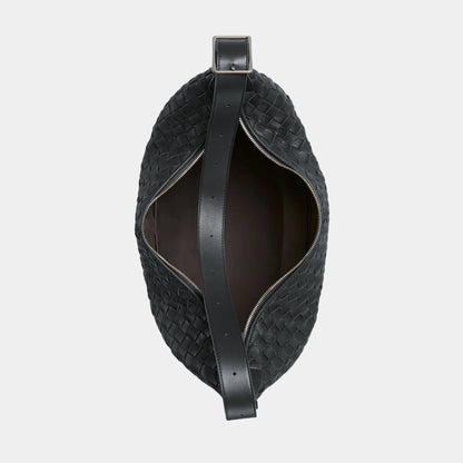Traveler Hobo bag In Intrecciato Deer Skin