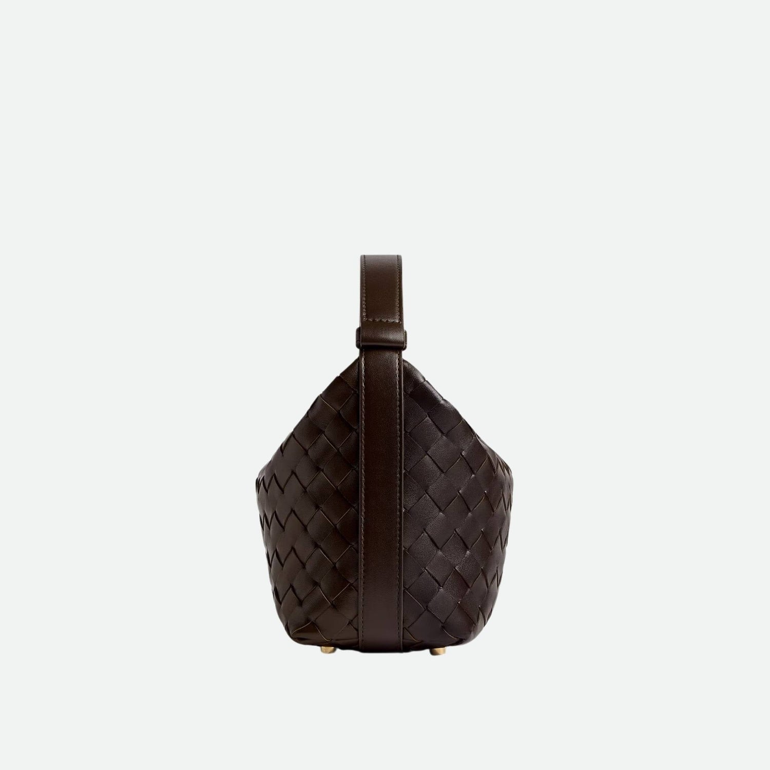 Wallace Intrecciato Leather Shoulder Bag