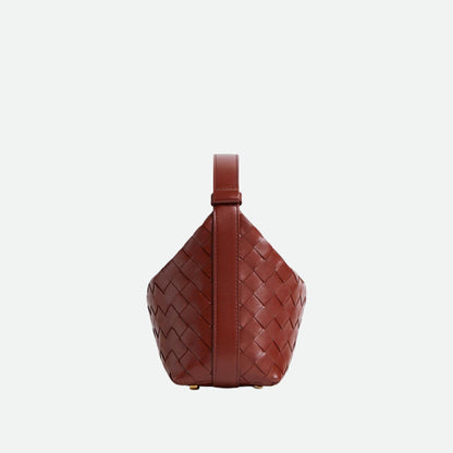 Wallace Intrecciato Leather Shoulder Bag