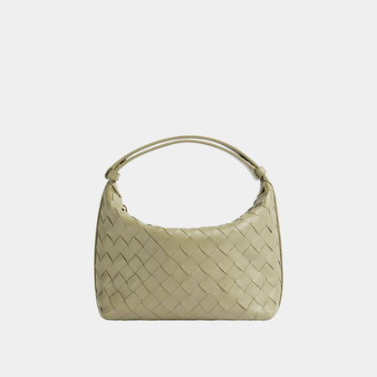 Wallace Intrecciato Leather Shoulder Bag