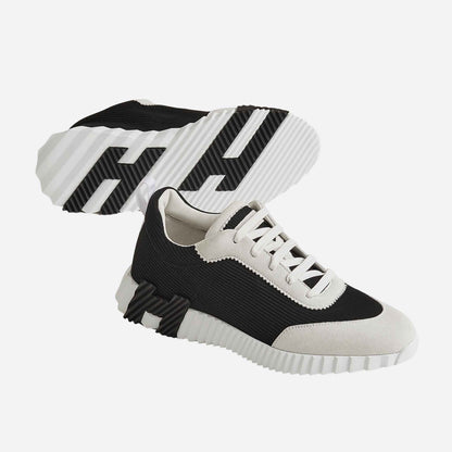 Bouncing Sneaker Technical Mesh Suede Men