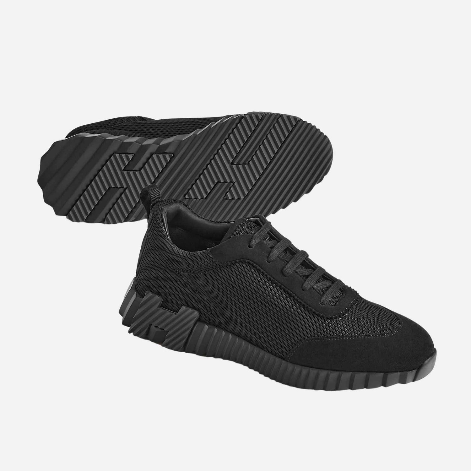 Bouncing Sneaker Technical Mesh Suede Men