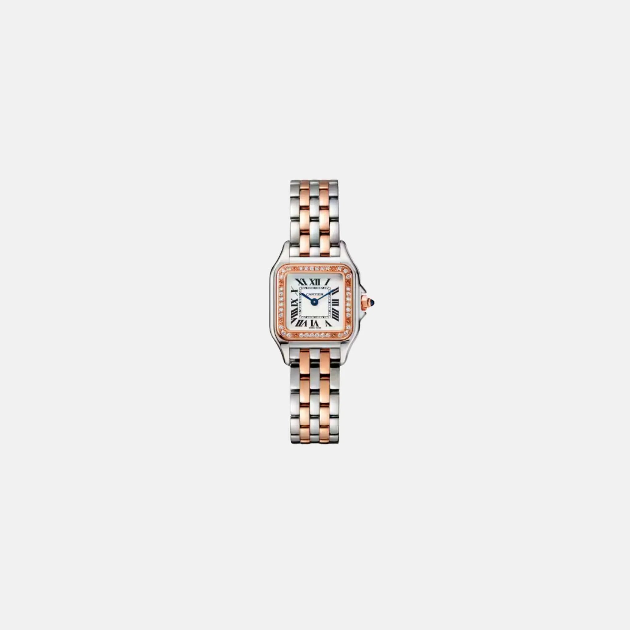 Panthere De Cartier Steel / Rose Gold 22x30mm W3PN0009