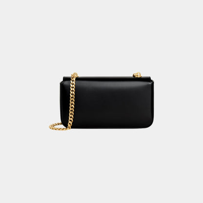 Chain Shoulder Bag Claude In Shiny Calfskin Handbag