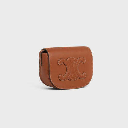 Folco Cuir Triomphe In Smooth Calfskin Handbag
