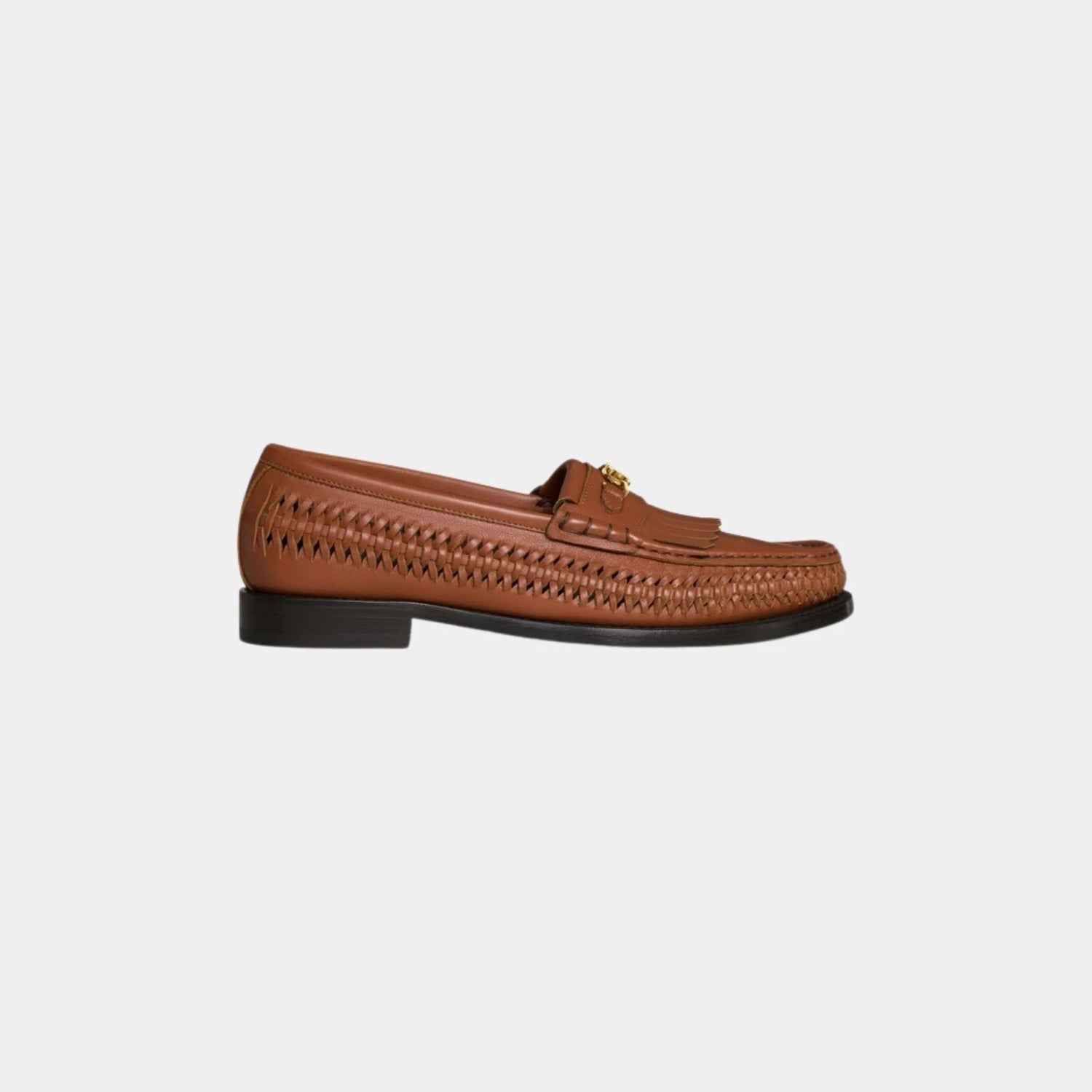 Celine Luco Braided Loafer in Calfskin