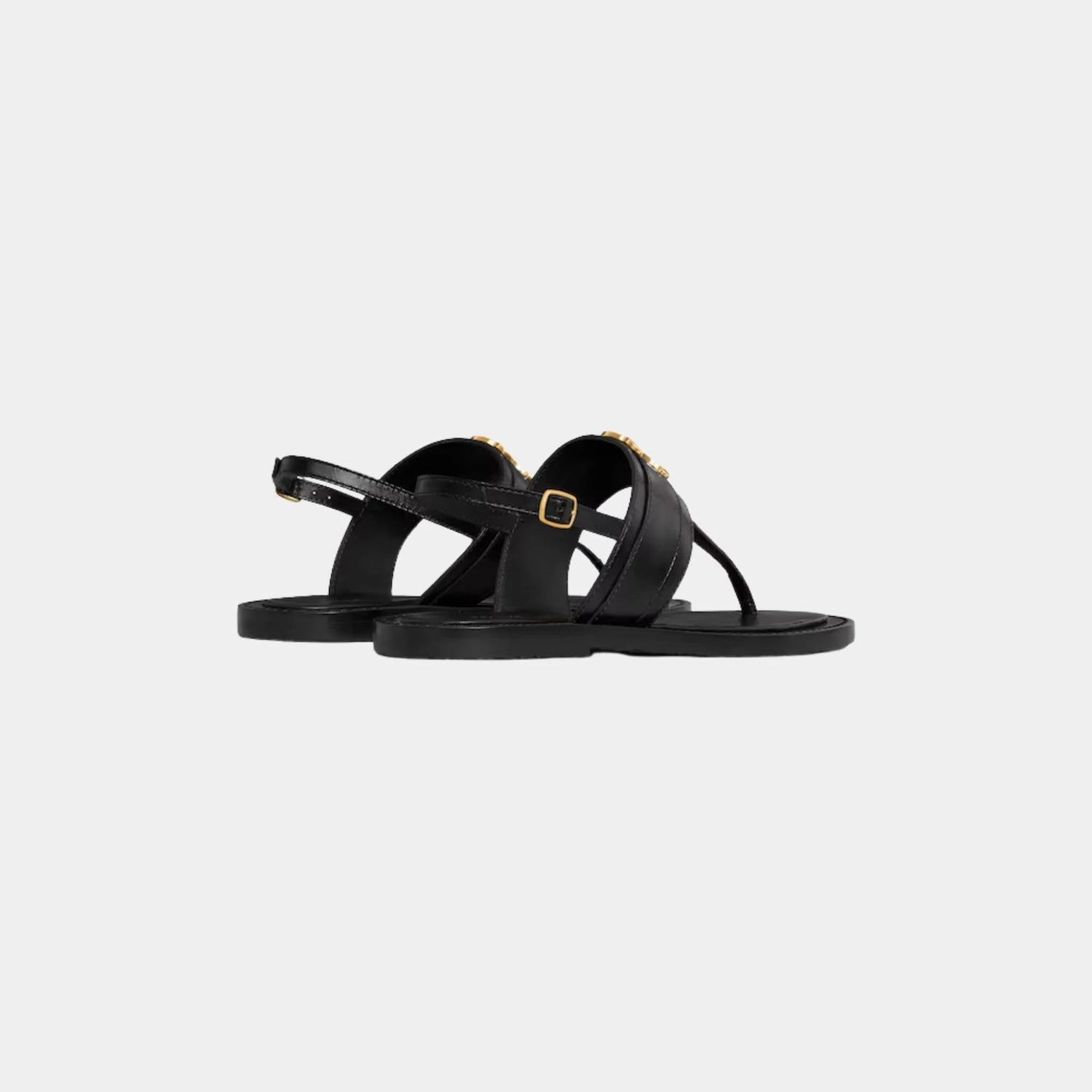Celine Lympia Triomphe Thong in Calfskin