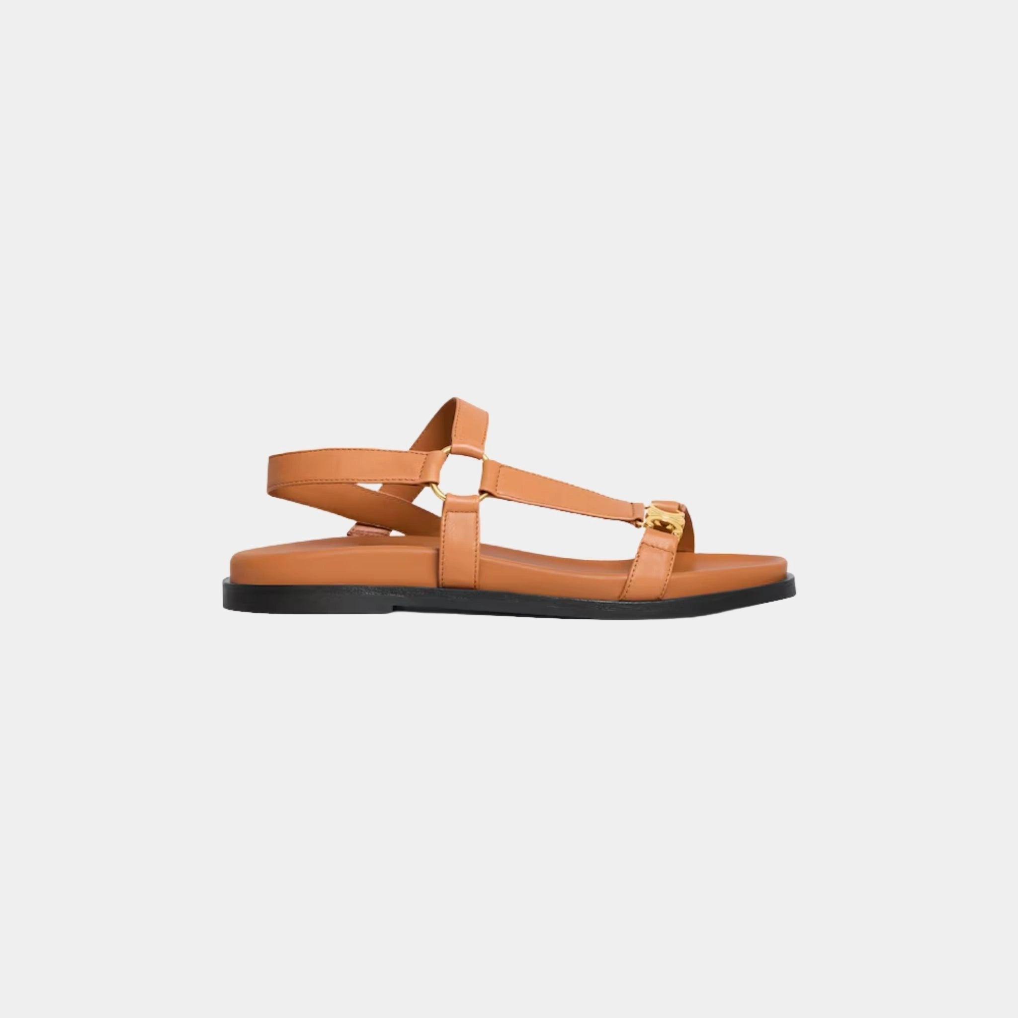 Celine Maud Sandal With Triomphe in Calfskin