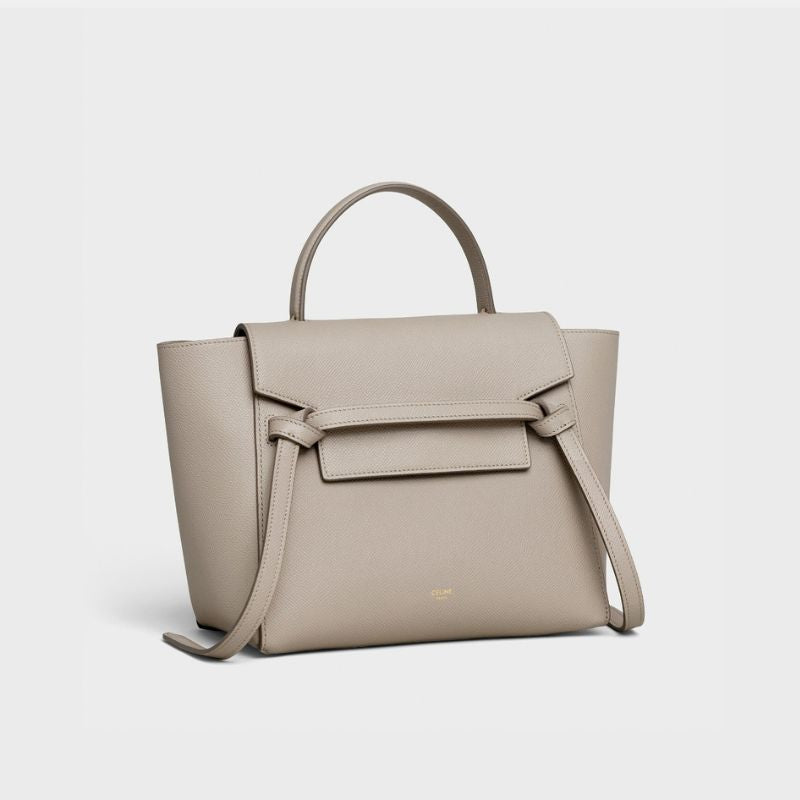 Micro Belt Bag In Grained Calfskin Handbag