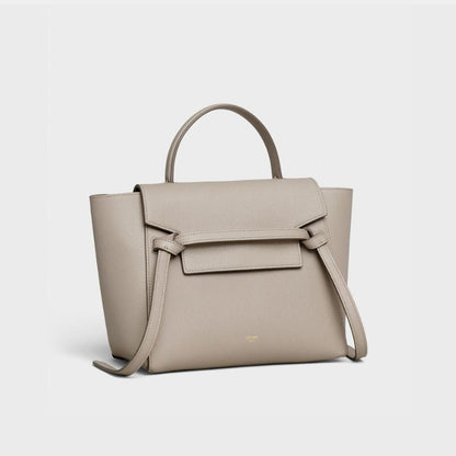 Micro Belt Bag In Grained Calfskin Handbag
