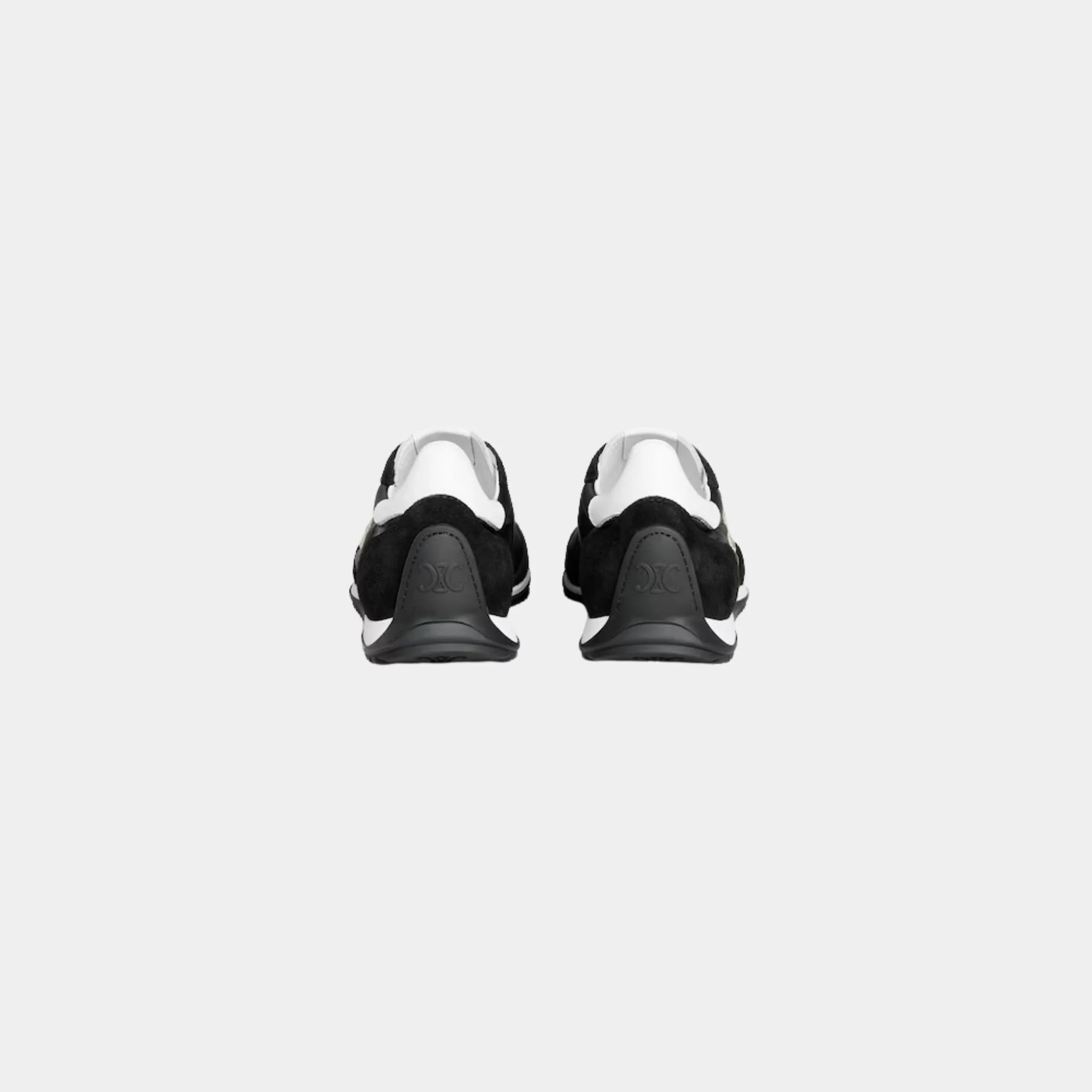 Celine Racer Sneaker With Triomphe in Nylon, Suede &amp; Calfskin