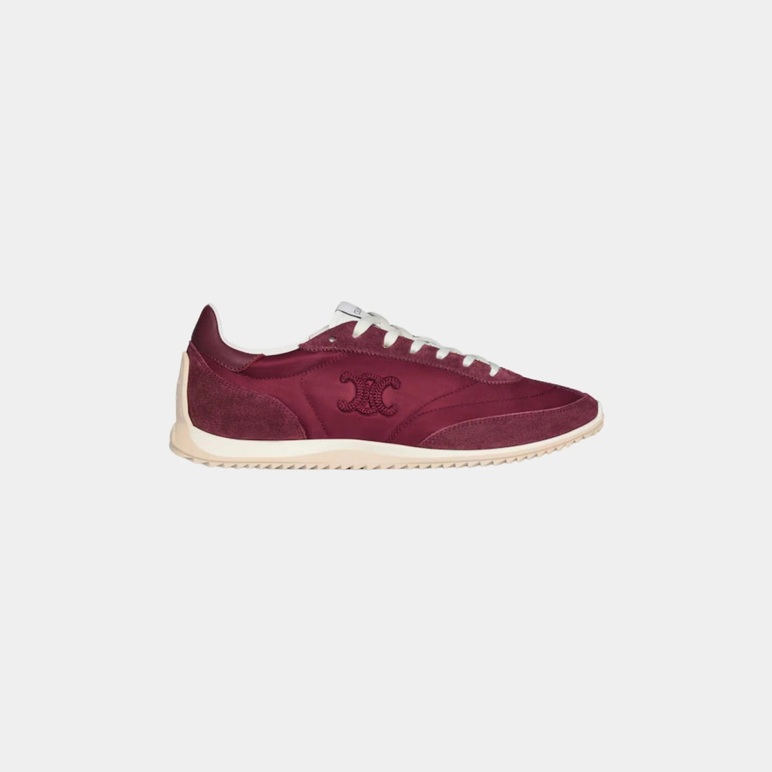 Celine Racer Sneaker With Triomphe in Nylon, Suede &amp; Calfskin