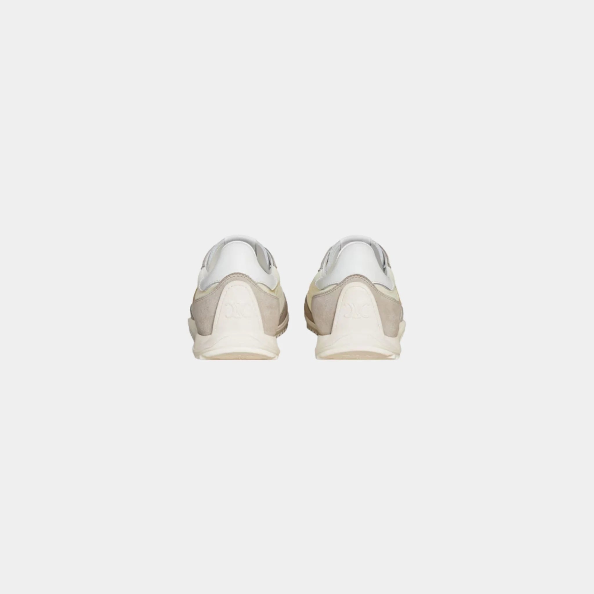 Celine Racer Sneaker With Triomphe in Nylon, Suede &amp; Calfskin