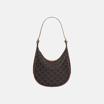 Small Heloise Bag In Triomphe Canvas And Calfskin