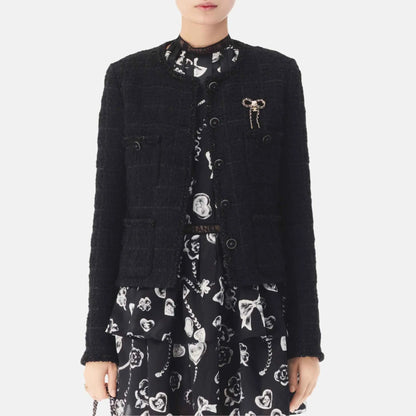 Jacket in Black Tweed