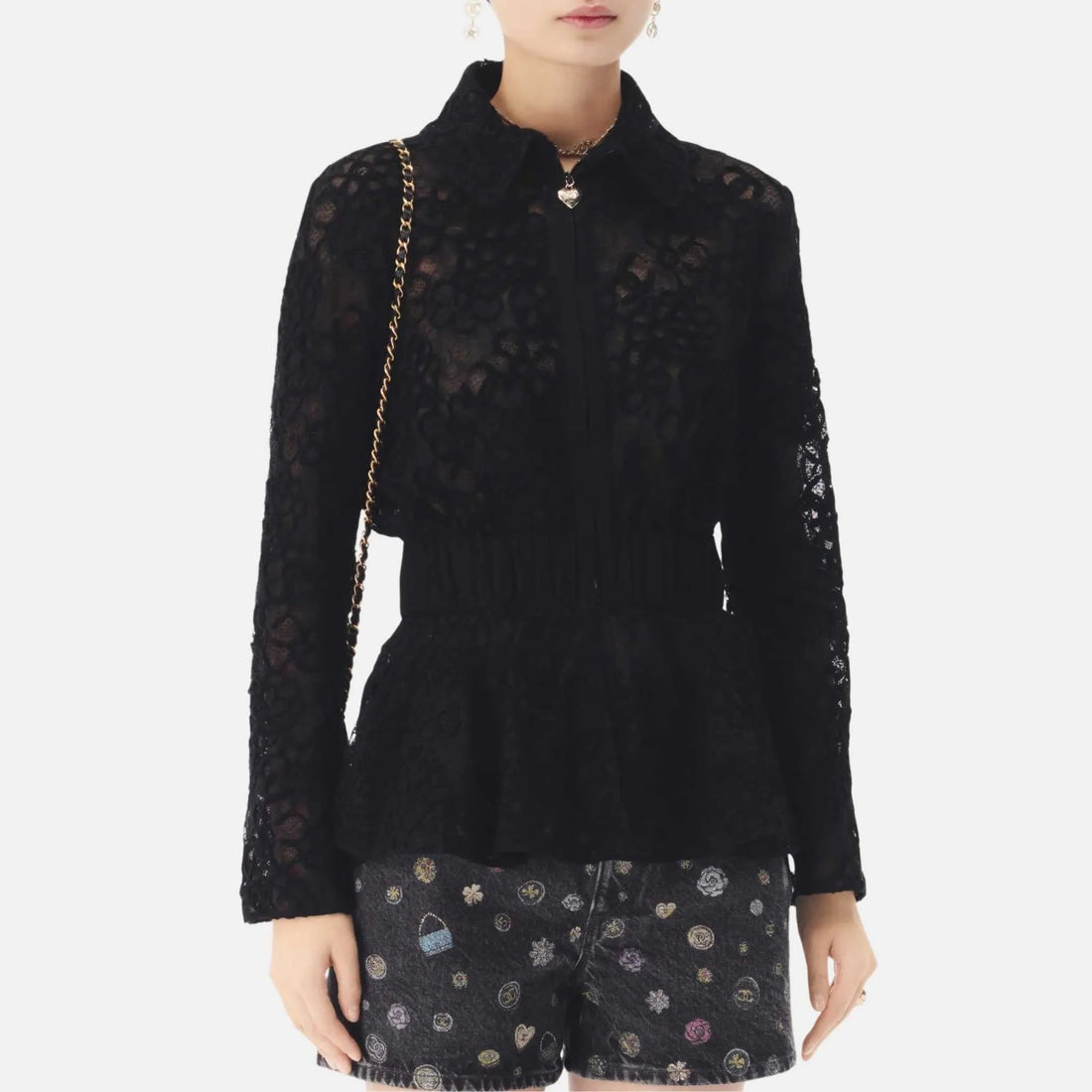 Jacket in Cotton Lace
