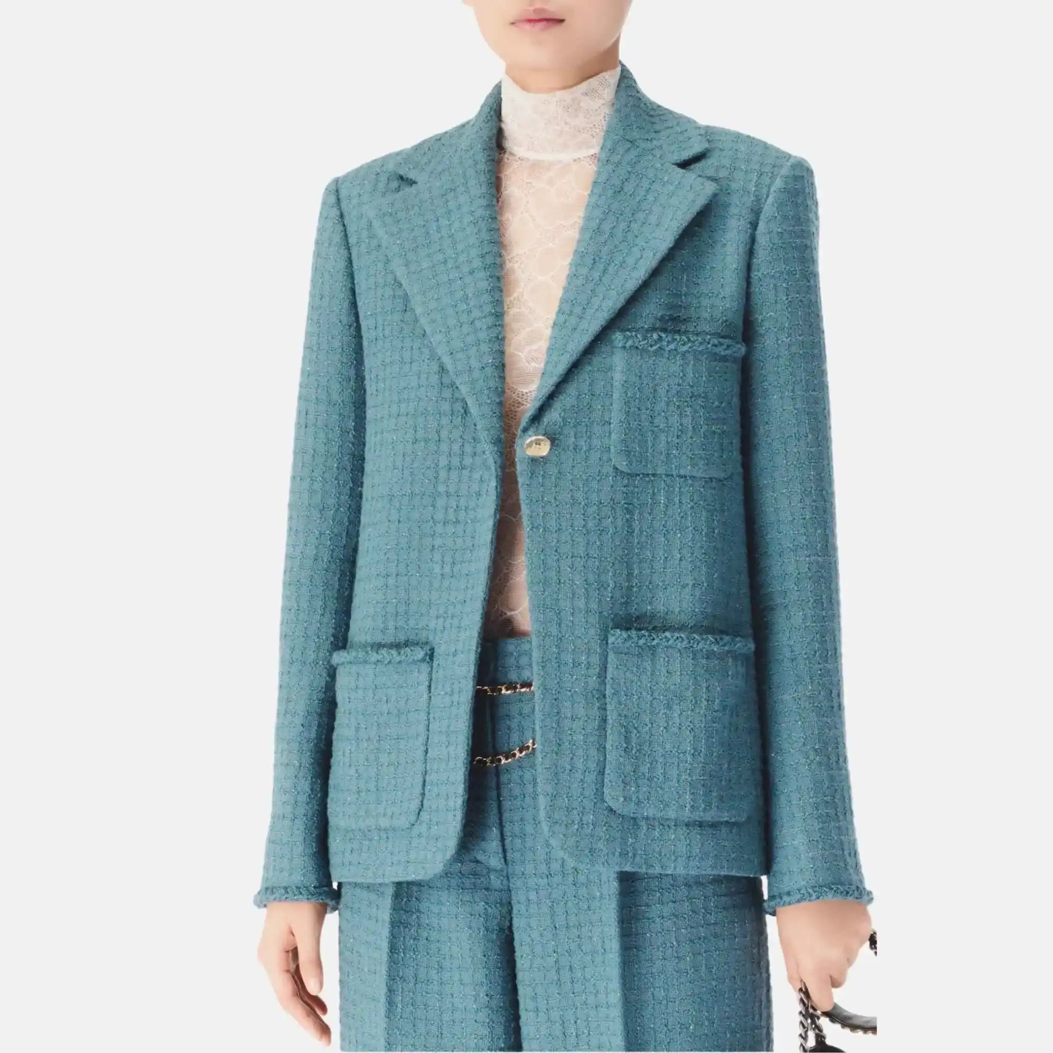 Jacket in Wool Tweed