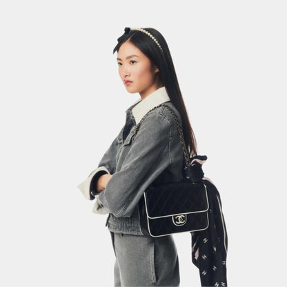 Jacket Washed Out Denim Grey White