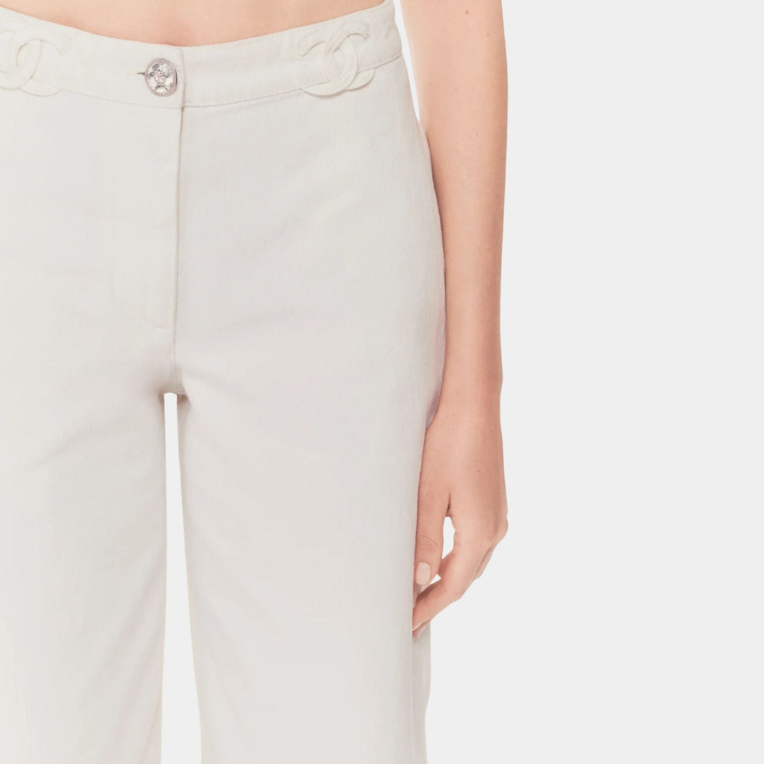 Jeans Washed Out Denim White