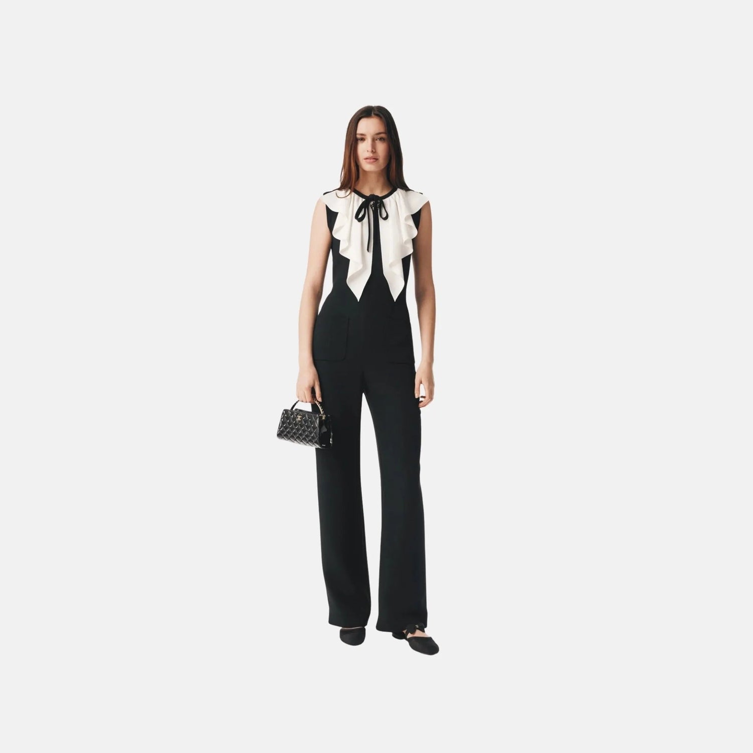 Jumpsuit in Silk Crepe
