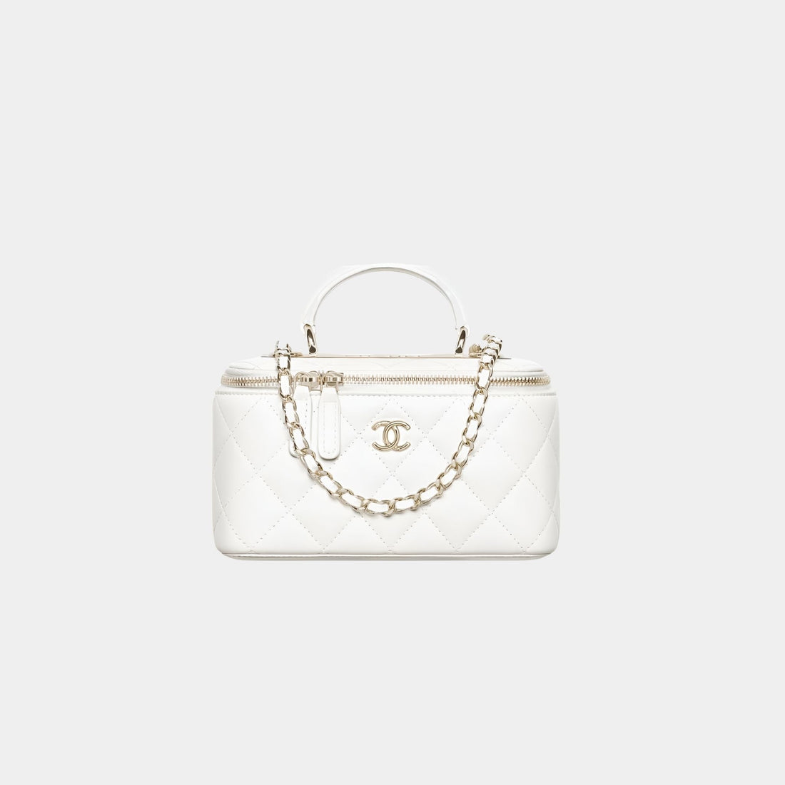 Long Vanity With Chain in Lambskin