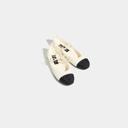 Mary Janes Lambskin Grosgrain