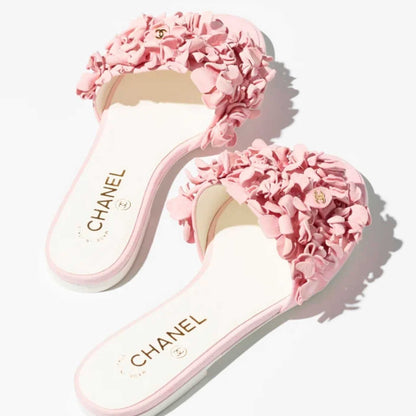 Mules Suede Kidskin Strass