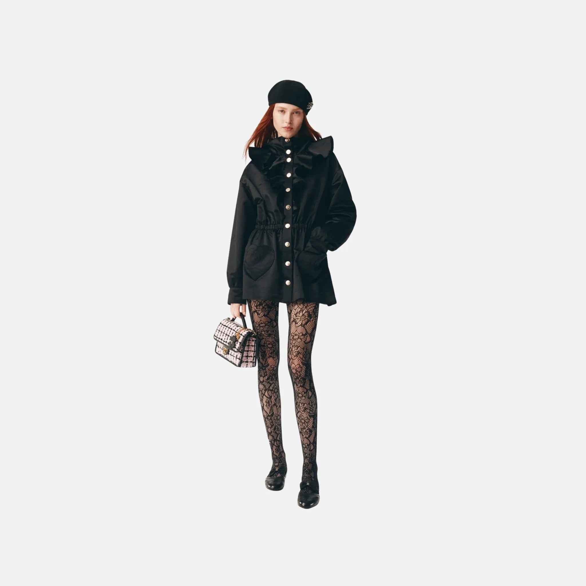 Parka in Silk Satin