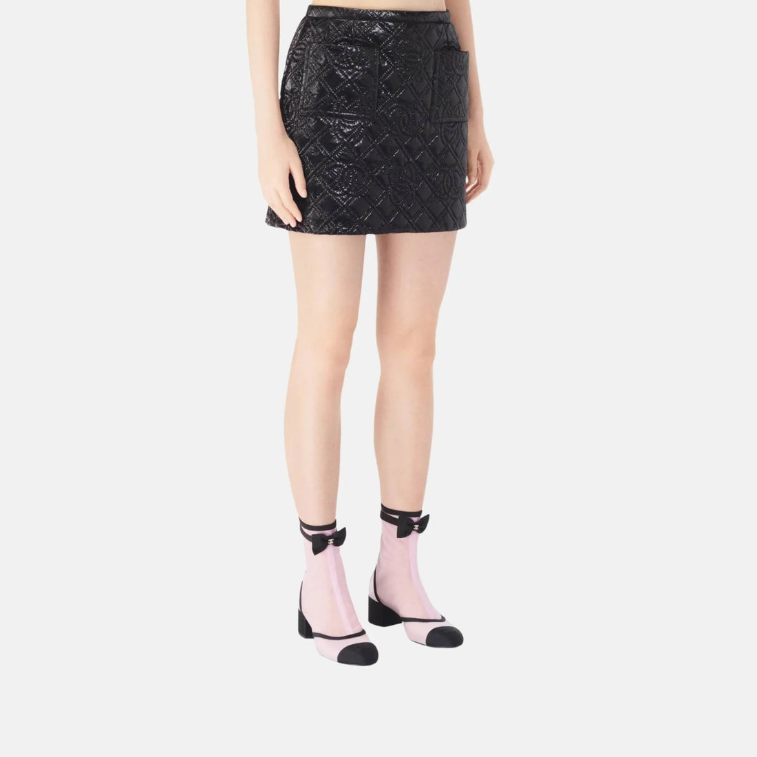 Skirt in Quilted Canvas