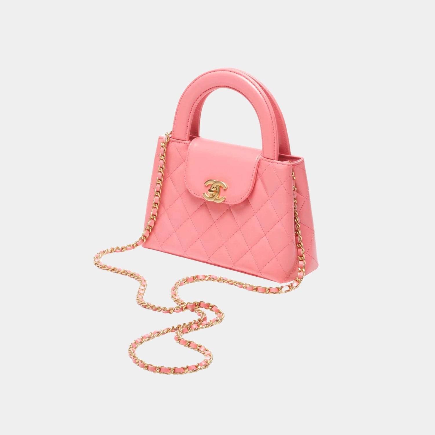 Small Cabas Pink Calfskin
