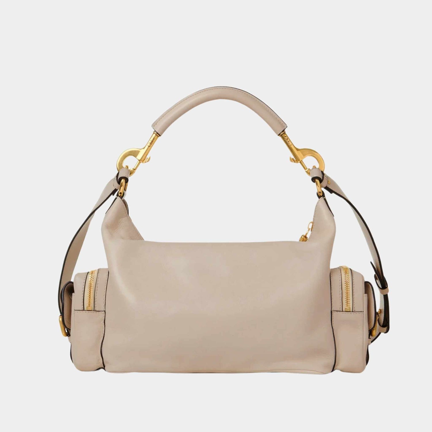 Camera Bag in Shiny Leather