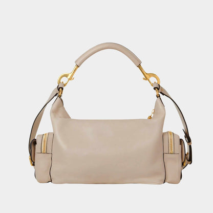 Camera Bag in Shiny Leather